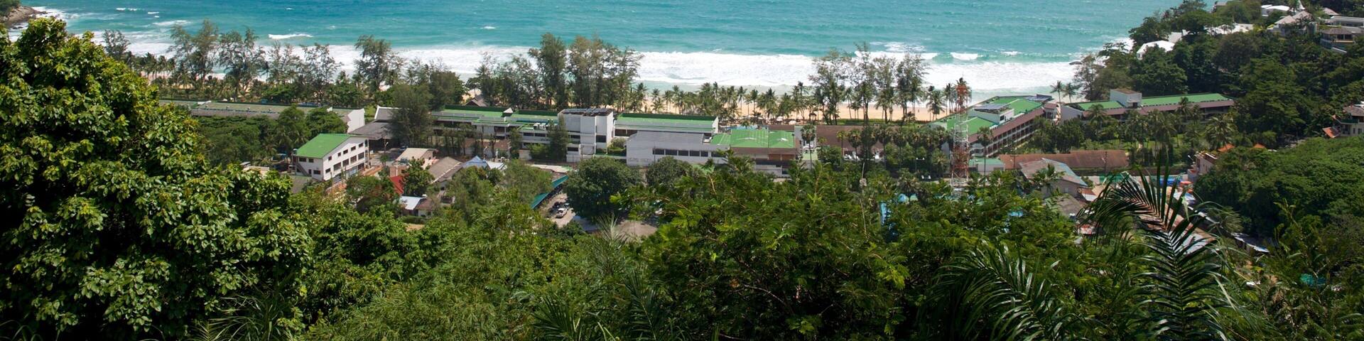 Karon featuring general coastal views and a coastal town