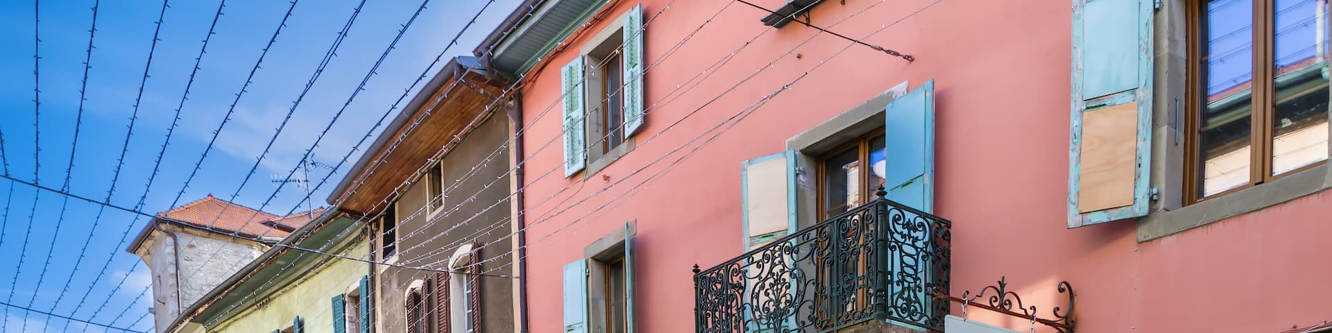 Street in La Roche-sur-Foron, France