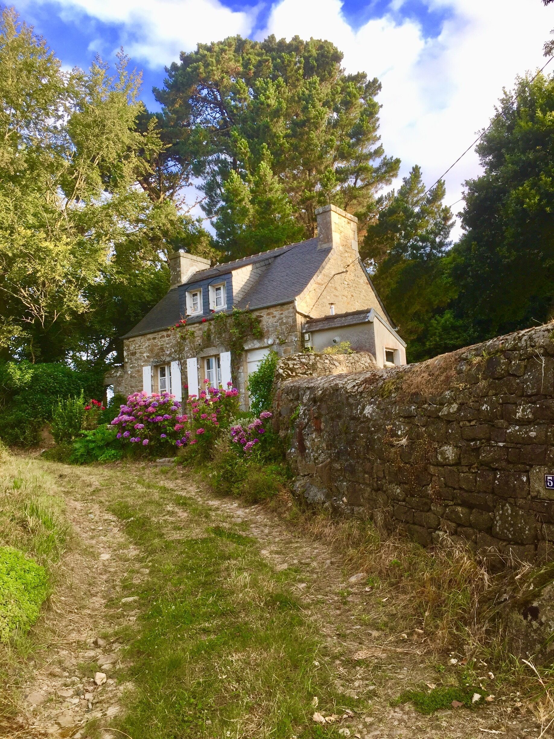 Typical Breton house