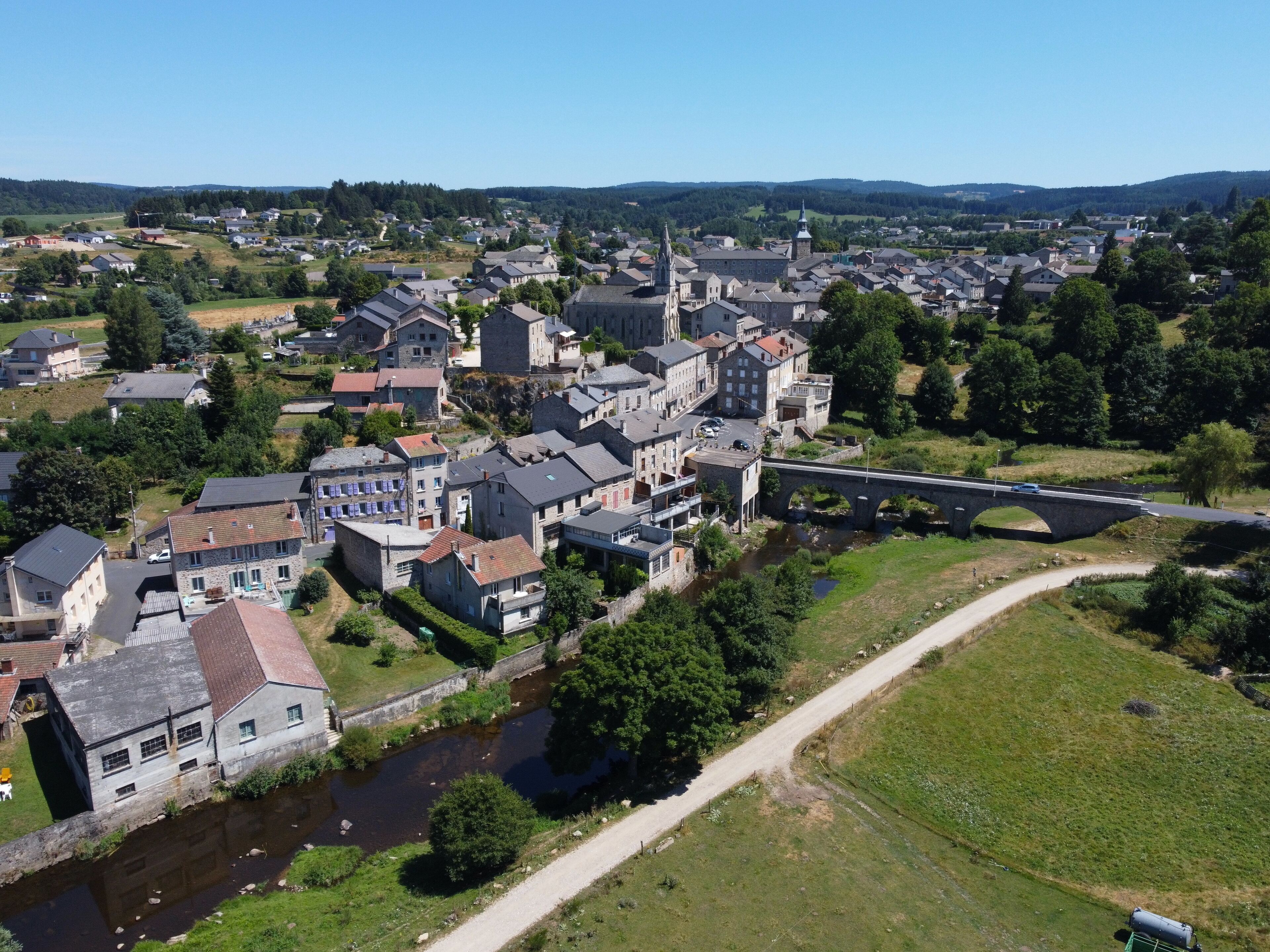 Tence, Haute-Loire, Auvergne Rhône-Alpes, France, Europe, Massif Central