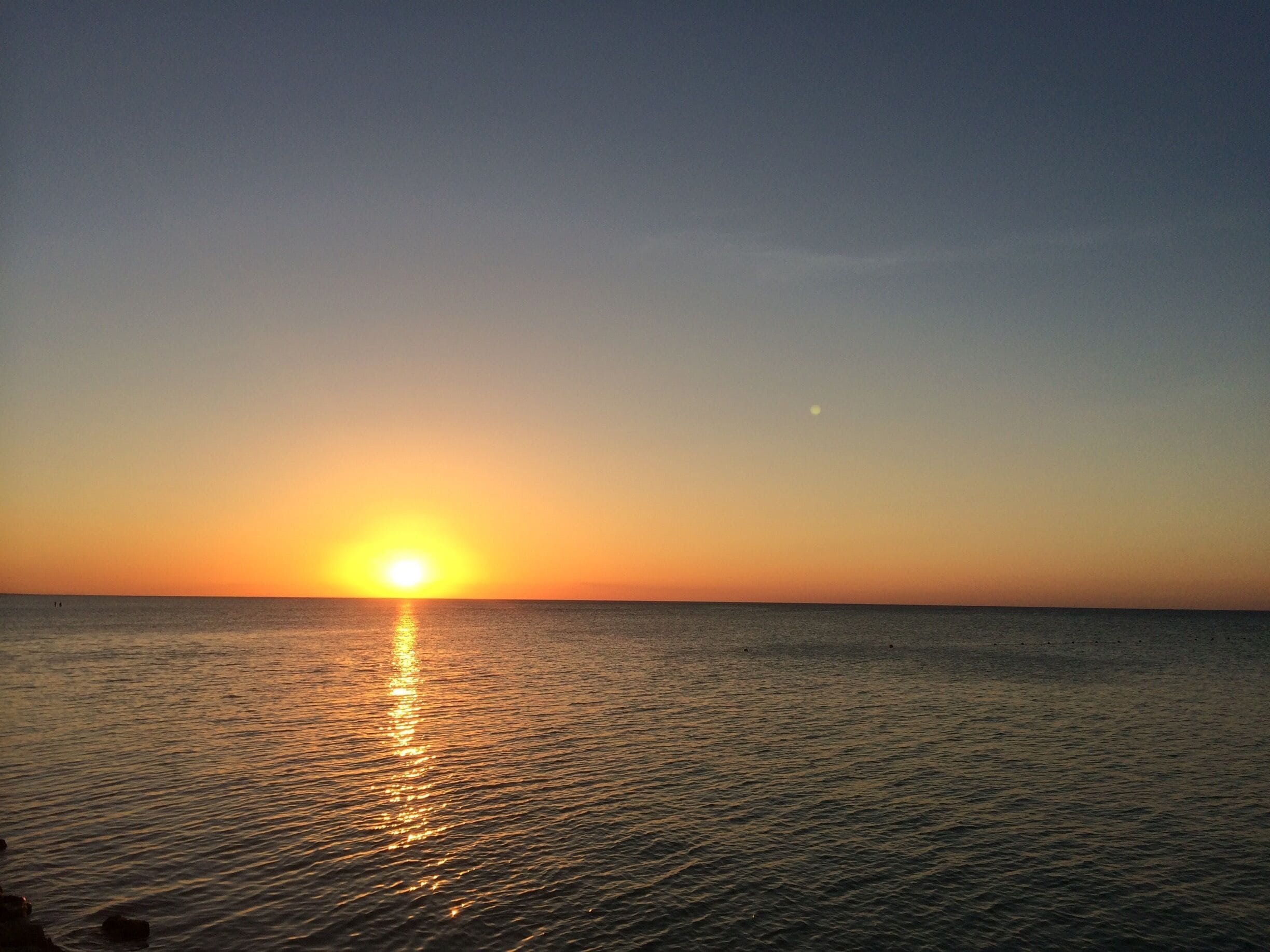 Sunset from Las Nubes Hotel, Holbox, Quintana Roo, Mexico