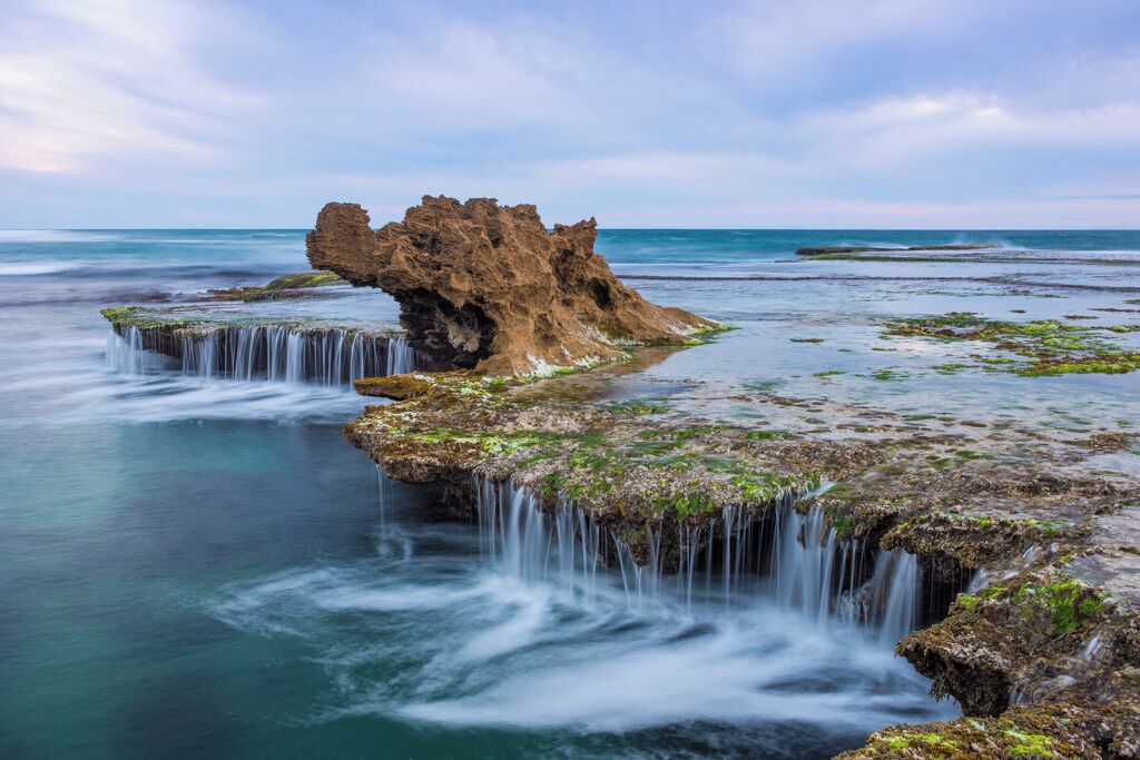 Just magical when you can catch it at the right time and tide. This was taken at Blue hour after sunset. #Nature