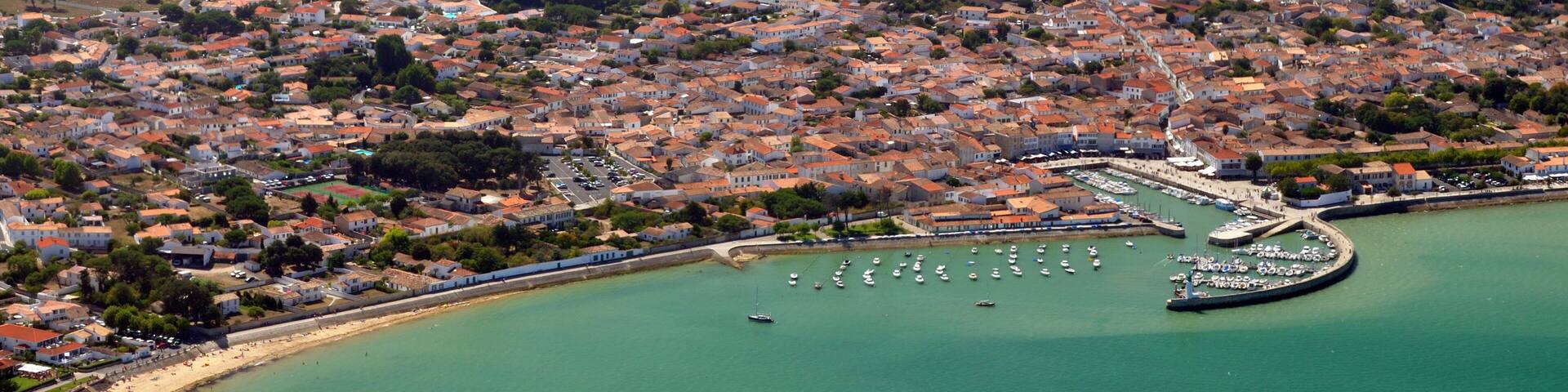 La flotte vu du ciel - ile de Ré
