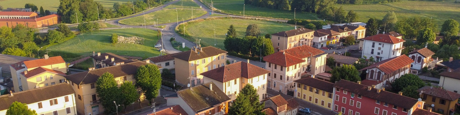 Pieve Emanuele dal drone