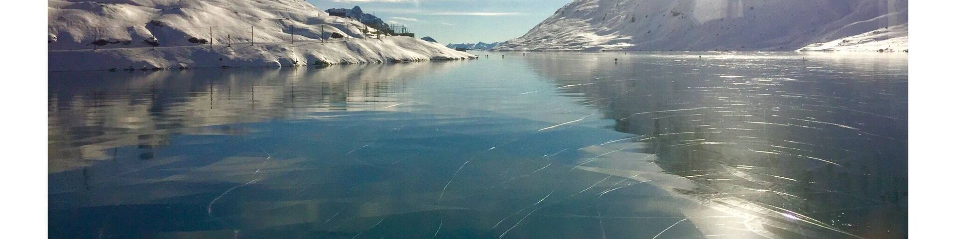 #WinterWonders #blue #glaciers #sky #bernina #express #train
