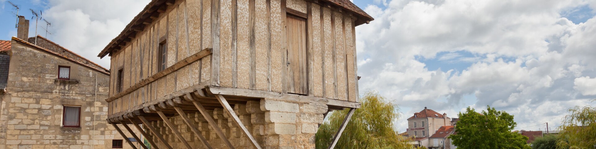 Picturesque view of Perigueux town in France