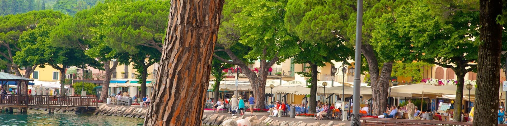 Garda which includes a lake or waterhole as well as a couple