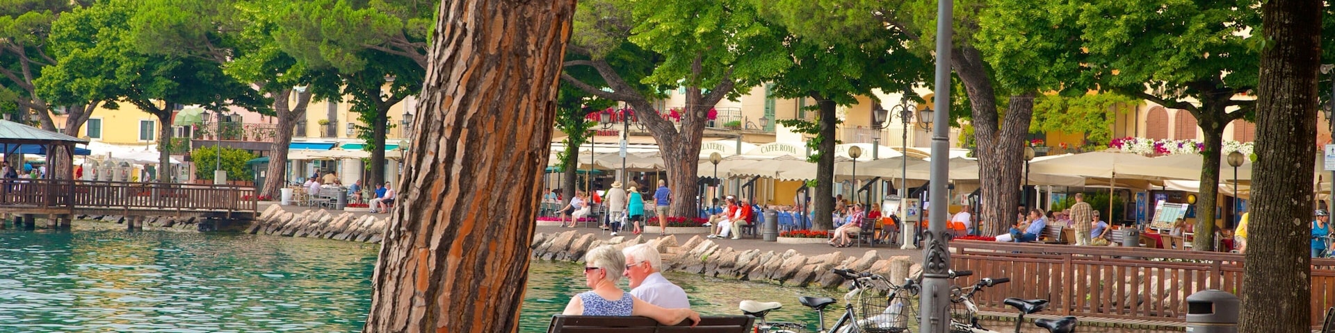 Garda which includes a lake or waterhole as well as a couple