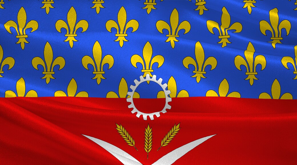 Flag of Seine-Saint-Denis, France