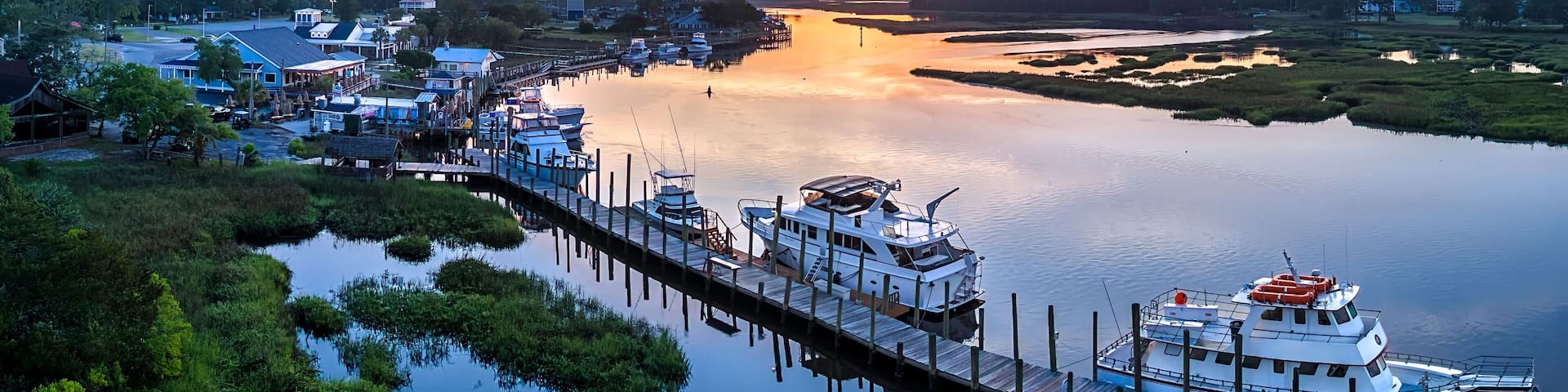 Early morning sunrise Calabash North Carolina