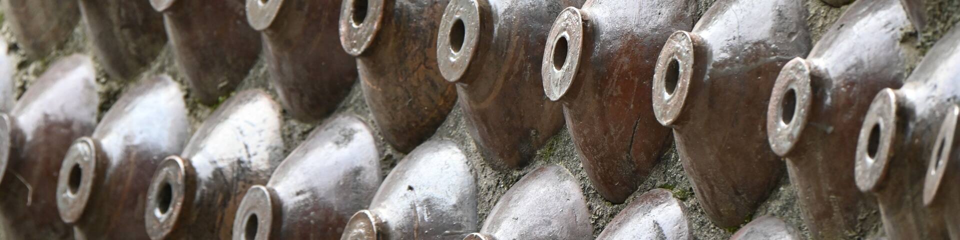 Japan sightseeing trip. Scenery of 'Tokoname ware town promenade'. Tokoname City, Aichi Prefecture.