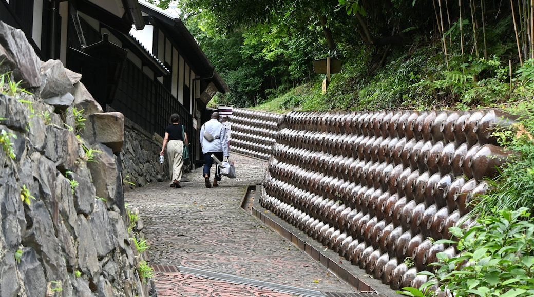 Japan sightseeing trip. Scenery of 'Tokoname ware town promenade'. Tokoname City, Aichi Prefecture.