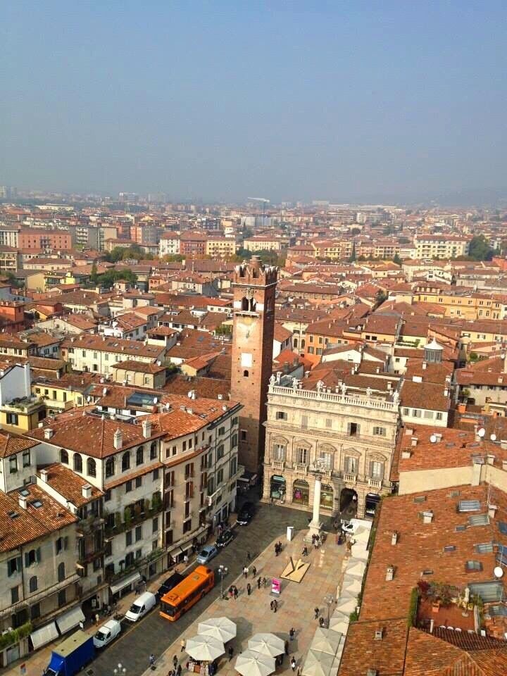 Despite being afraid of heights, I was not about to miss this fantastic view of Verona. Torre dei Lamberti is not to be missed! 

#AboveItAll #verona #italy #europe #towerviews #italia