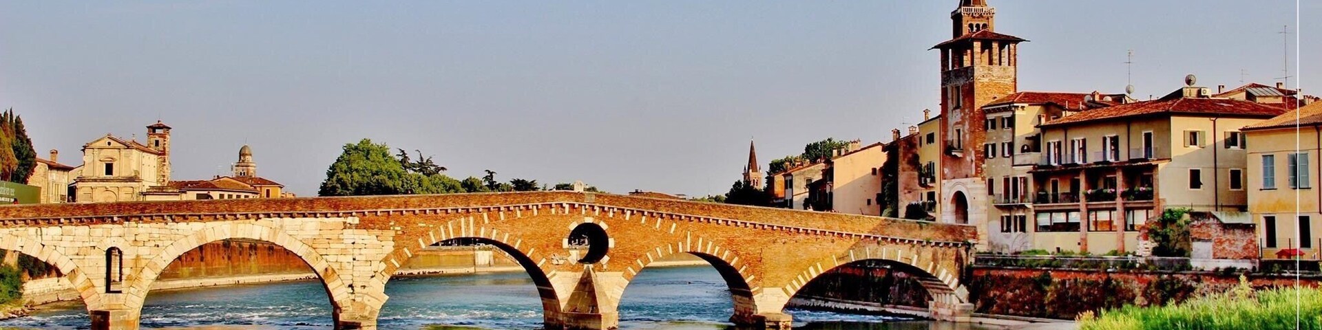 The wonderful and peacefull view over The Adige River!