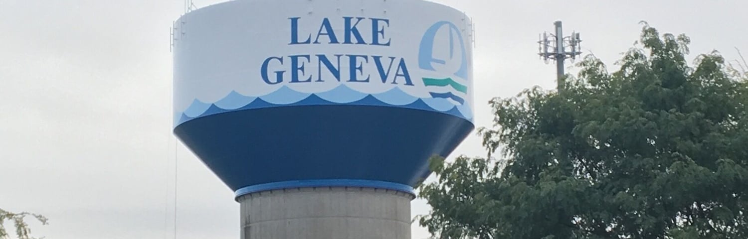 A fresh coat of paint to liven the water tower that serves the 8,000 residents of Lake Geneva.