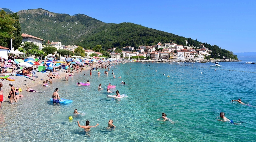 Beach in Moscenicka Draga