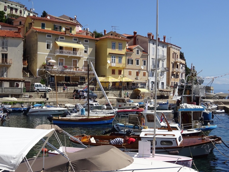 It's a lovely little town on the Kvarner bay...