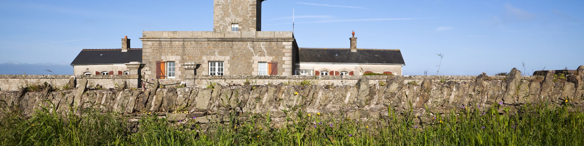The lighthouse of Barneville-Carteret, Manche, Basse-Normandie, France