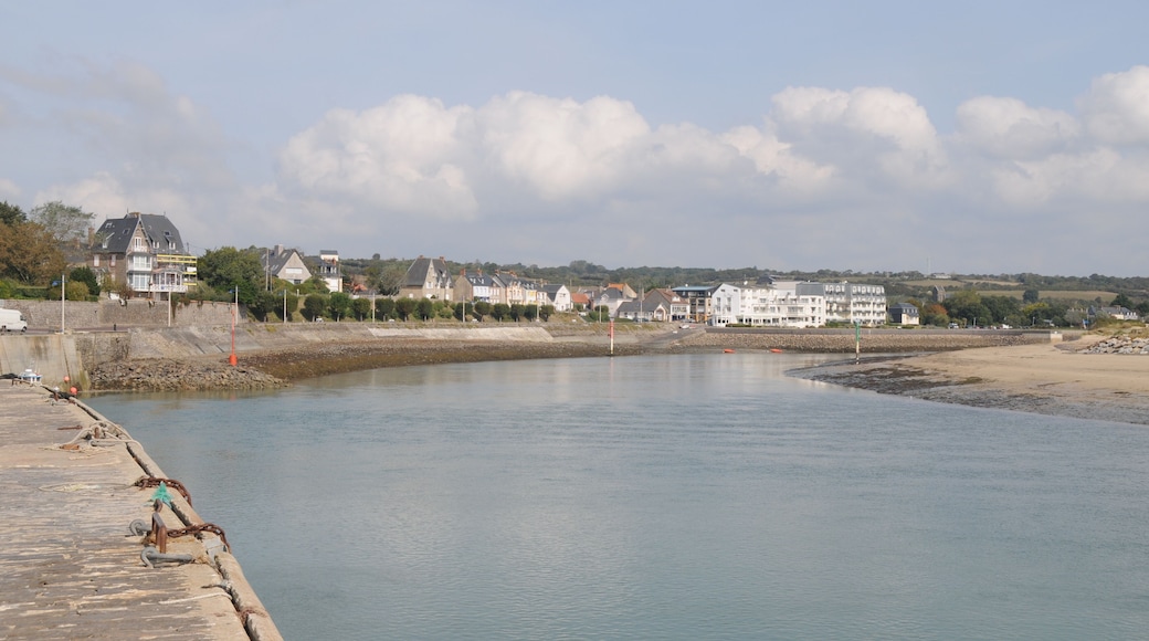 Carteret harbor - upper reach at low water