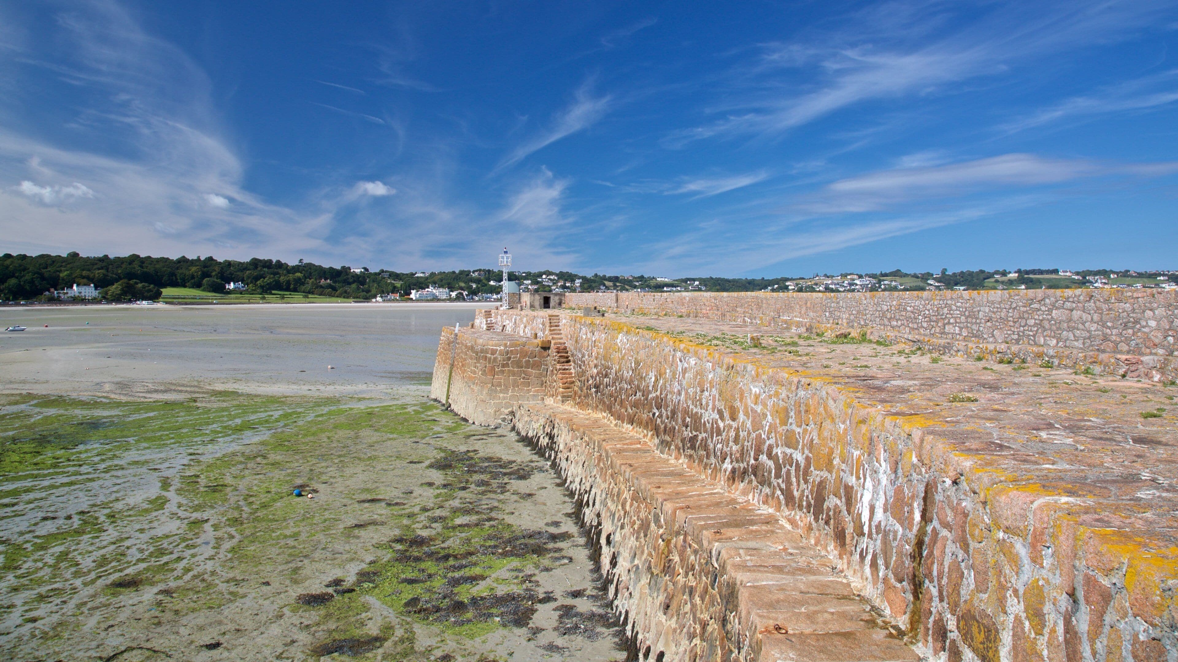 St Aubin which includes general coastal views
