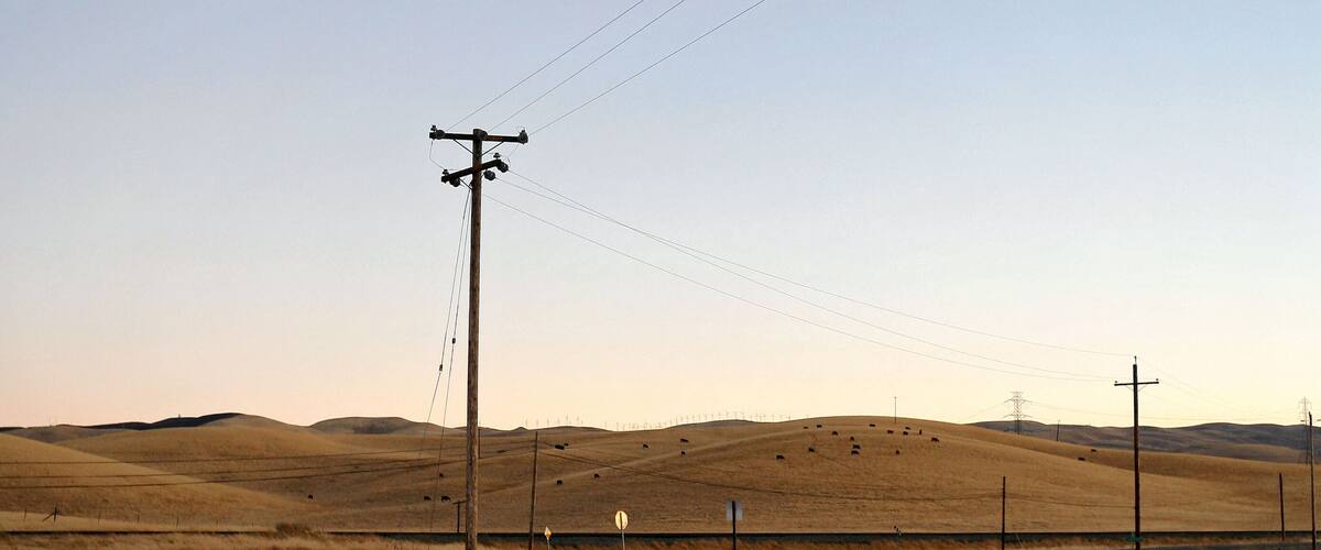 Late Afternoon on Patterson Road near Tracy California