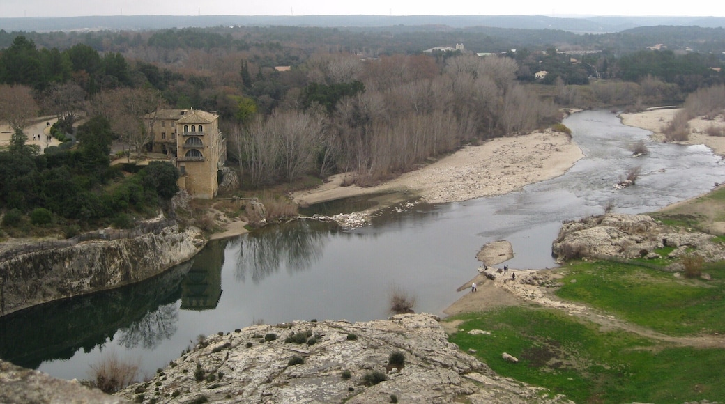 View from the top of the aqueduct of the Gardon River
-2015
