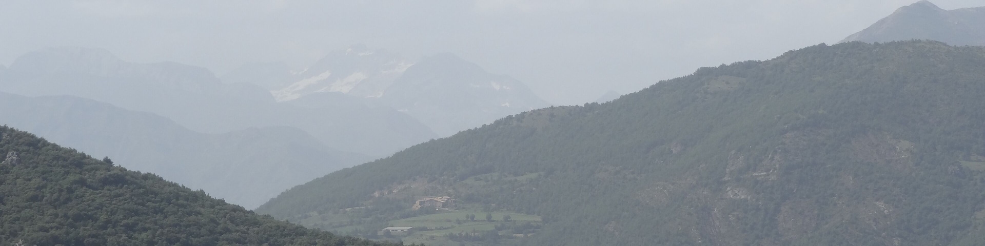 View northwest of Viu de Llevata direction northwest