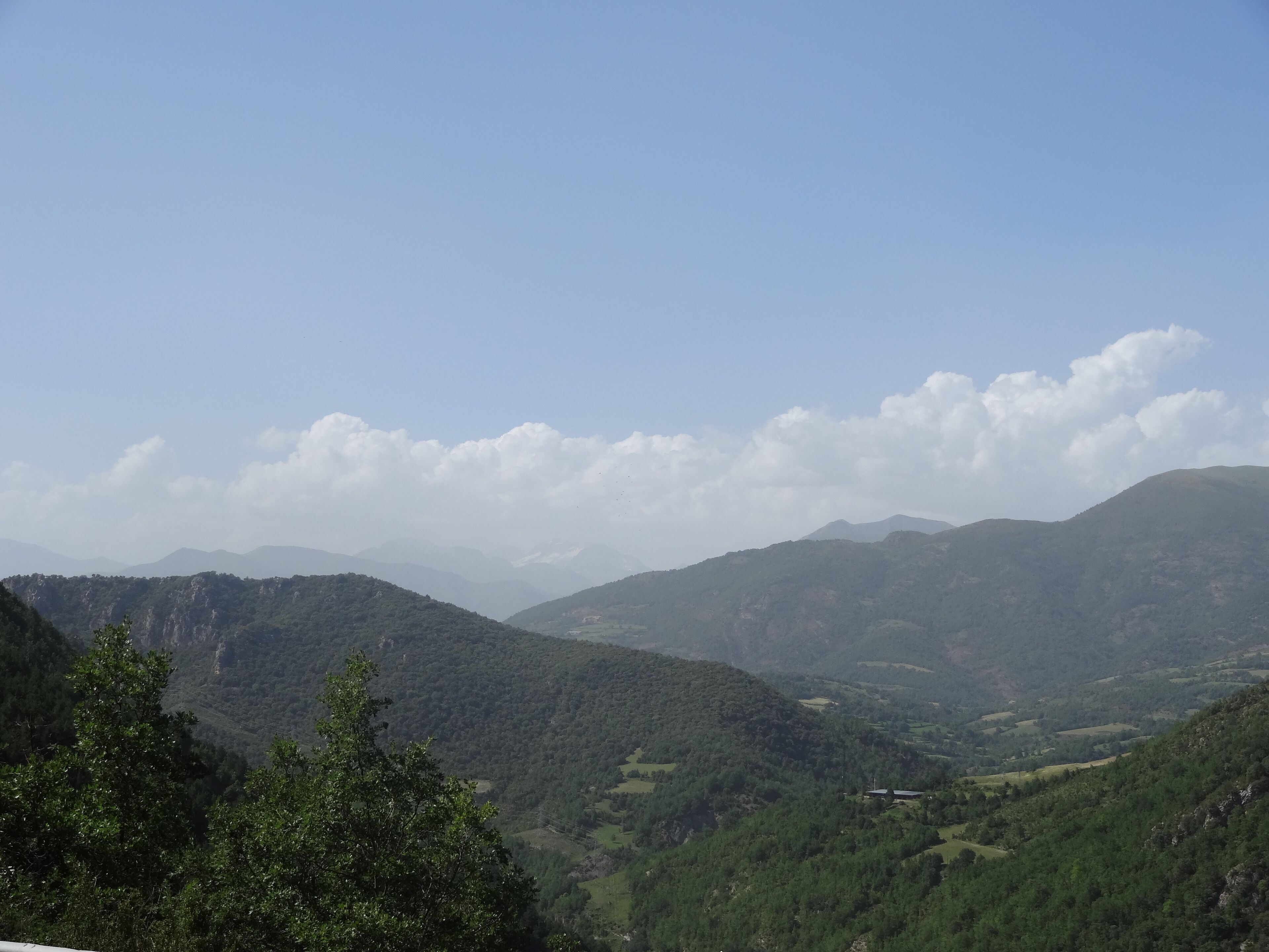 View northwest of Viu de Llevata direction northwest