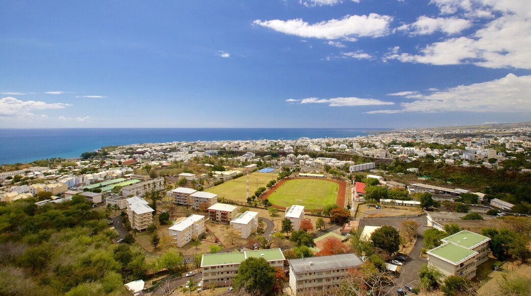 Saint-Denis which includes a city and general coastal views