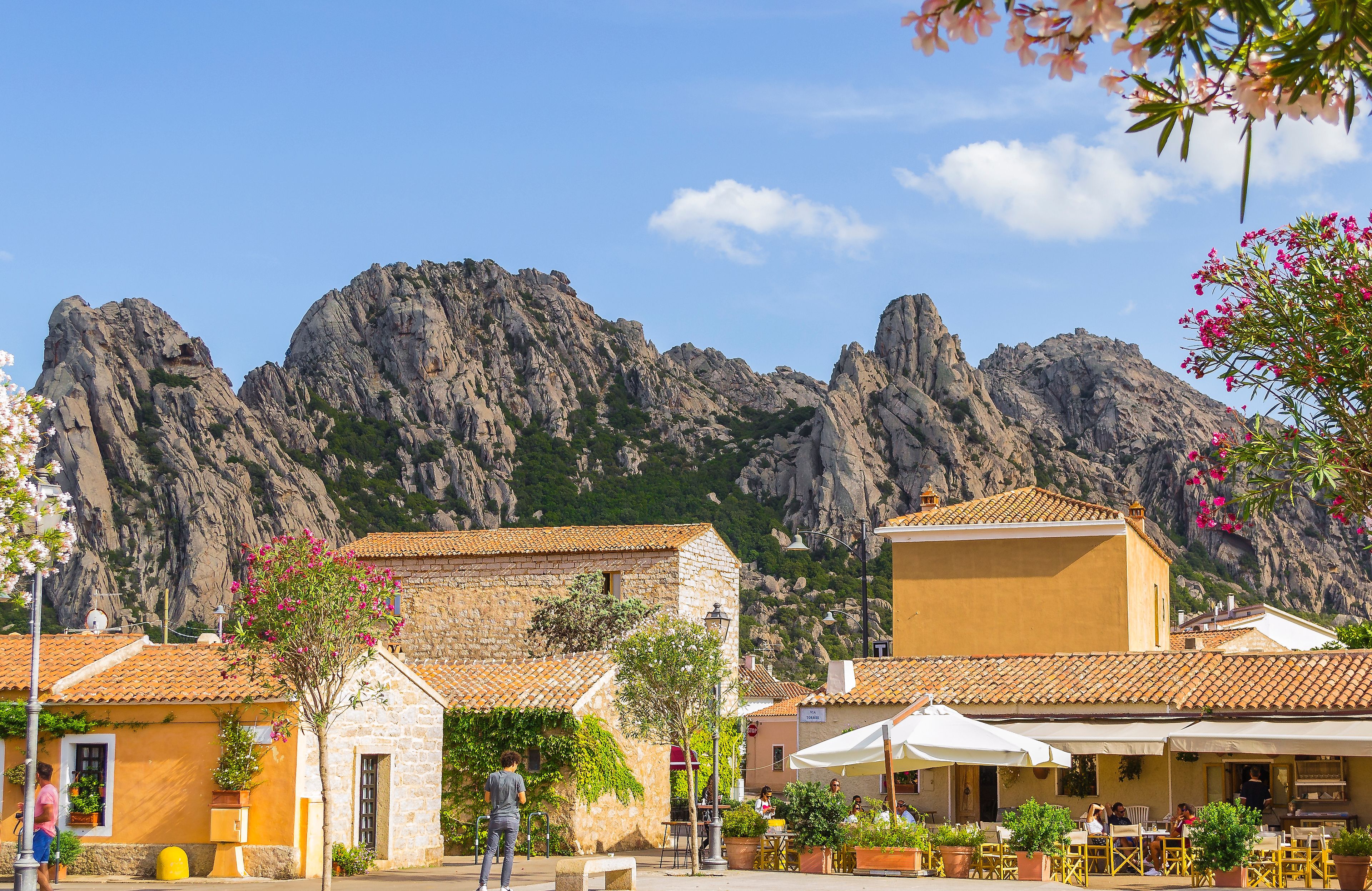 View of San Pantaleo (Olbia, Sardinia, Italy).