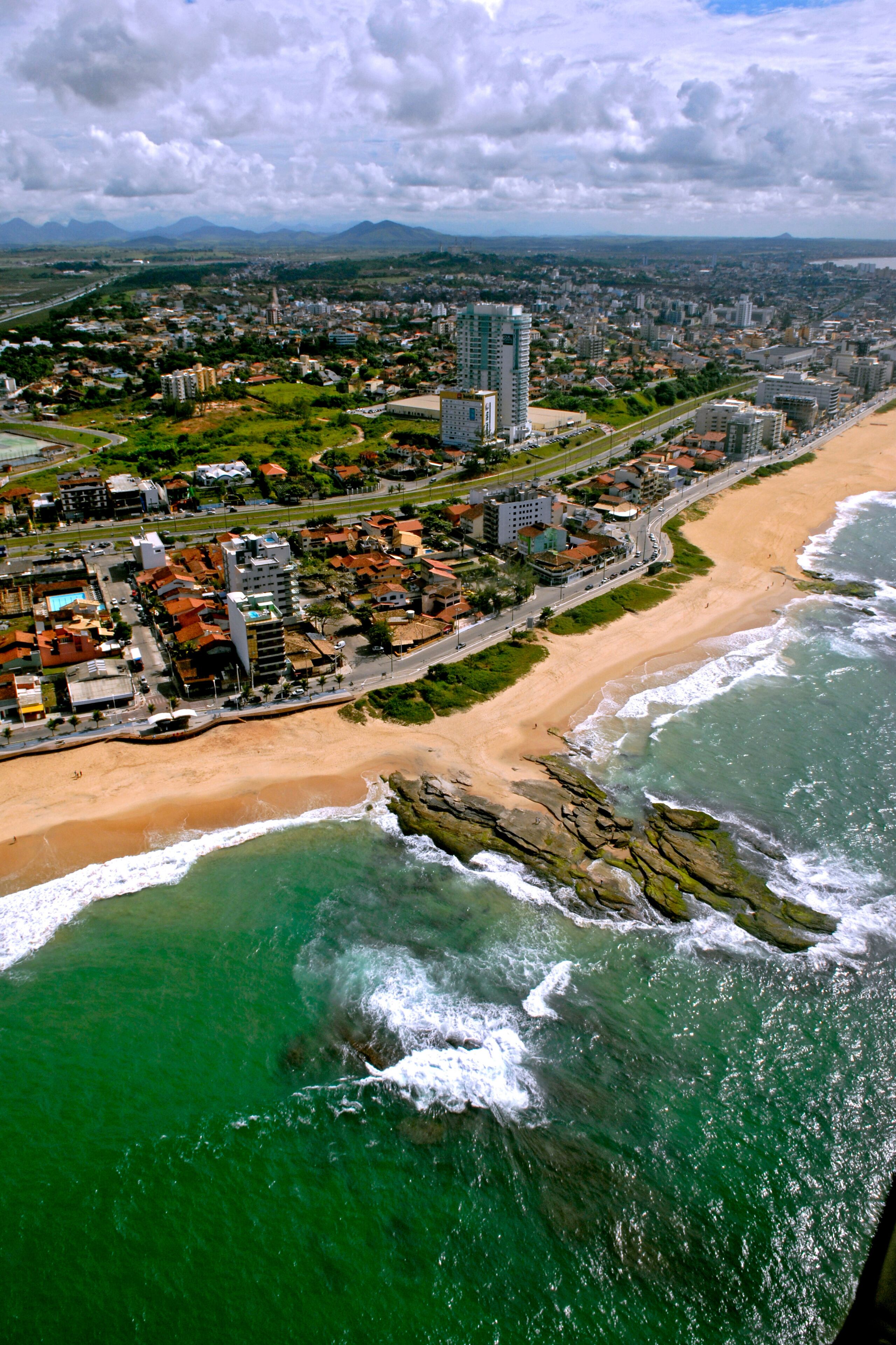 Vista aérea de Macaé. Rio de Janeiro.