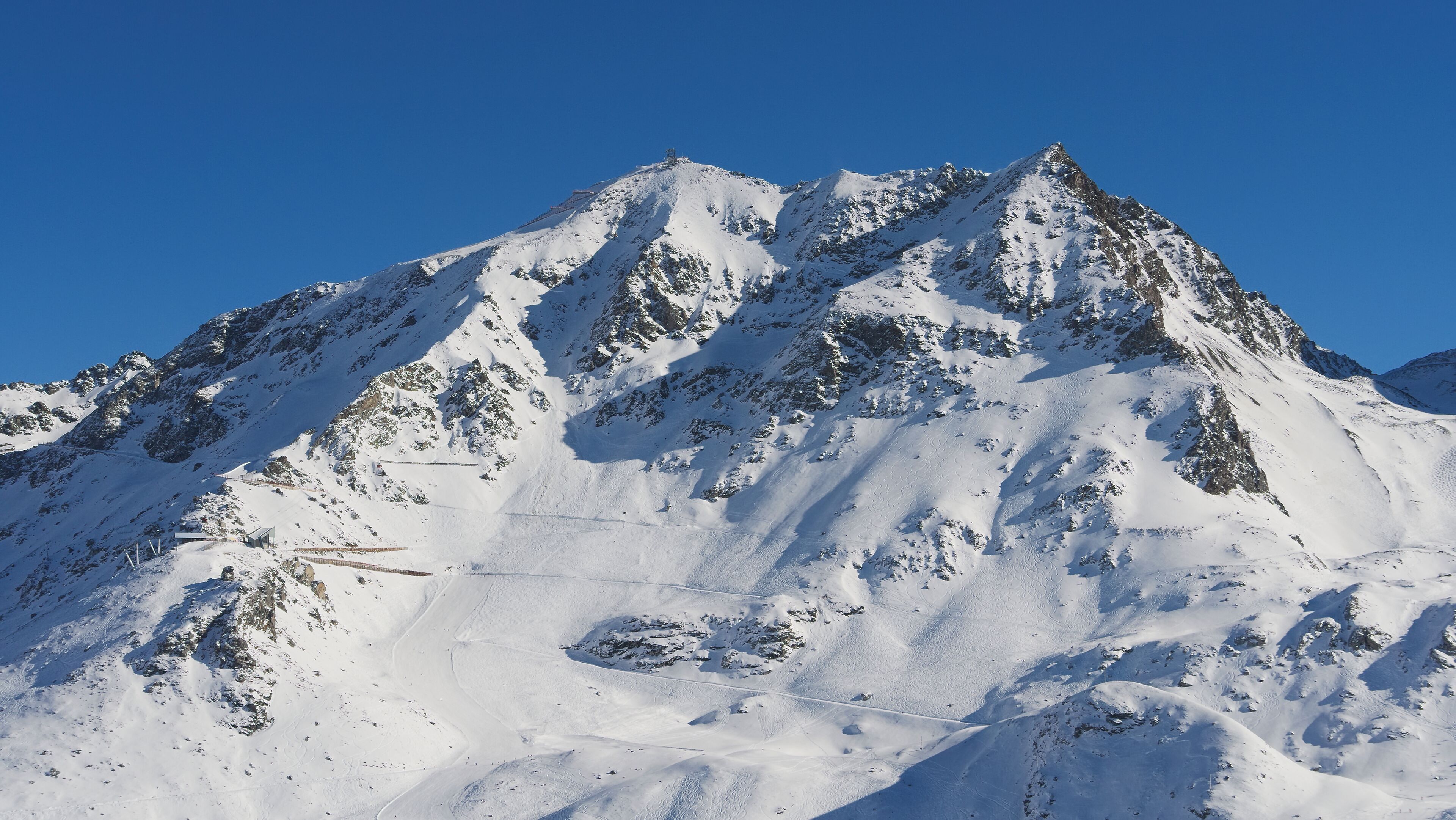 Paradiski, Aiguille Rouge. Taken in Les Arcs, Col De La Chal, Savoie, France.