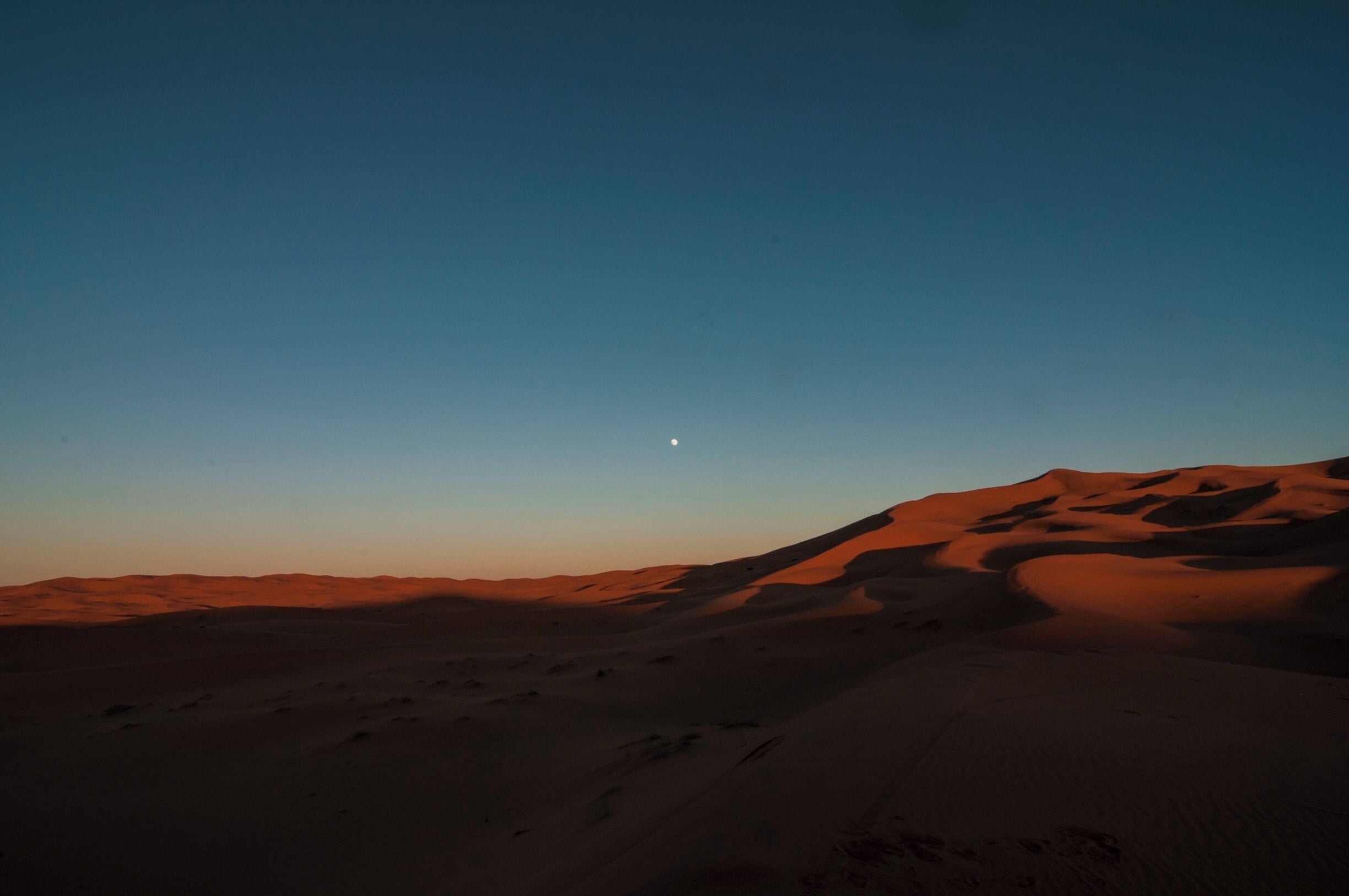 Watching the moonrise in Erg Chebbi (Sahara) desert. 

#desert #outdoors #sahara #travel #goldenhour #morocco #africa #northafrica