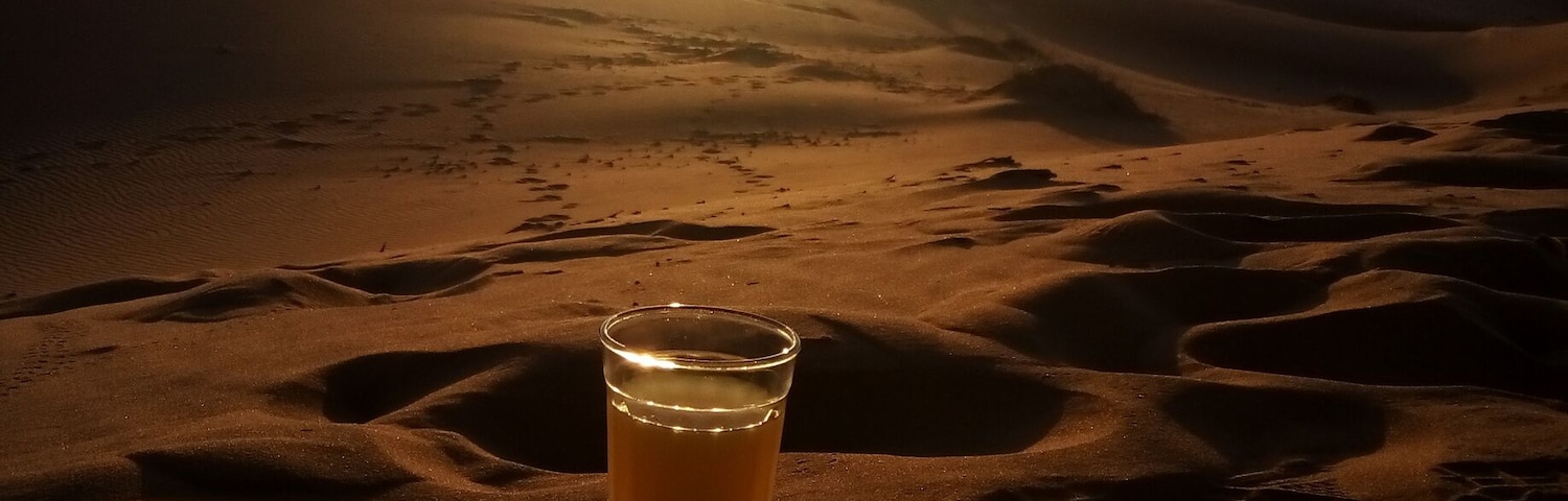 Sunrise in desert 
#cameltrekking