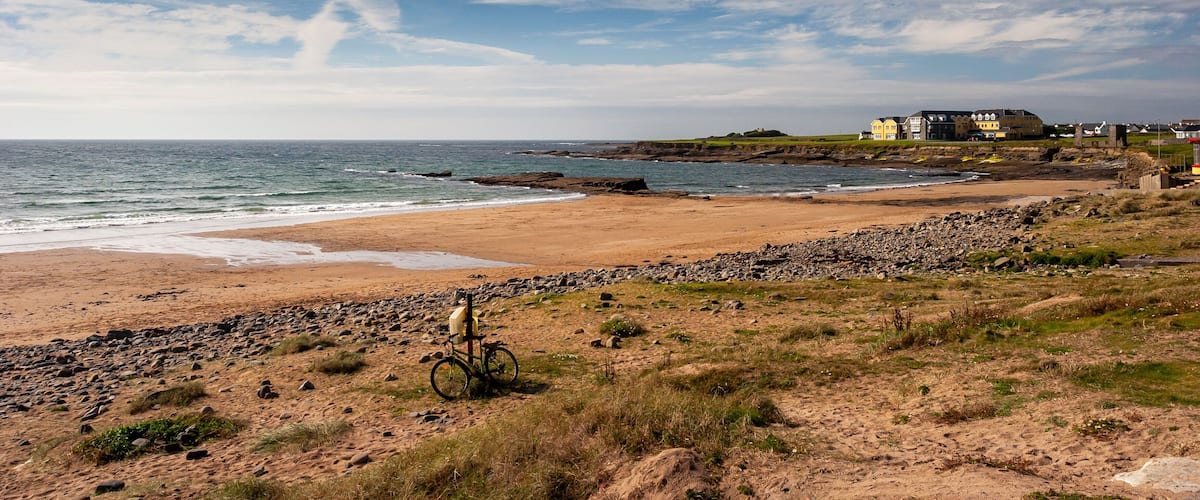 Spanish point beach near MiItown Malbay in County Clare, Ireland