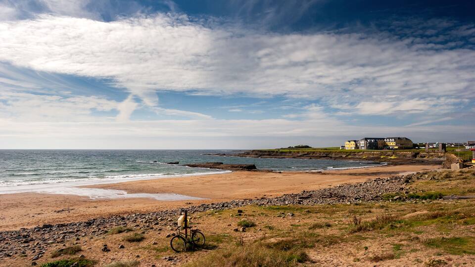 Spanish point beach near MiItown Malbay in County Clare, Ireland