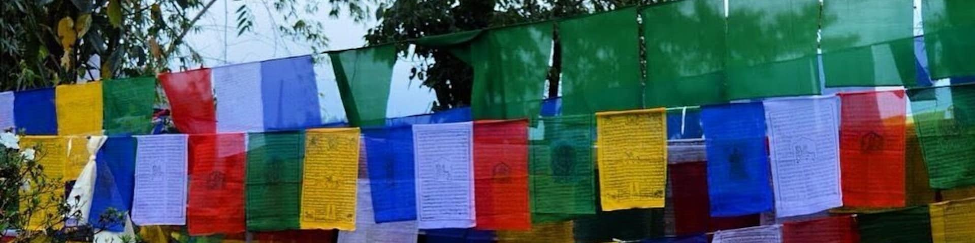 Prayer flags are colorful rectangular pieces of clothes inscribed with prayers, mantras and auspicious symbols often hung in high passes, mountain ridges in the Himalayas. Buddhists believe that the prayer flags generate spiritual vibrations that are released when blown by the wind and the prayers are carried in the air like silent prayers. Any person and place touched by the wind will be happier and uplifted. (May be that's the reason why people on Himalayas are always happy)
There are 2types of Prayer flags: 1.Lungta(horizontal) & 2. Darchor(vertical) come in set of five 5 flags in 5 different colors and 5 pure lights. Each color represents the 5 basic elements: blue for space, white for air, red for fire, green for water and yellow for earth. Buddhists believe that balancing these elements brings harmony to the environment and good health to the body and the mind. Thus benefitting all..
These Lungta prayer flags are said to bring happiness, long life and prosperity to the flag planter and those in the vicinity.
Because the symbols and mantras on prayer flags are sacred, they should be treated with respect. They should not be placed on the ground or used on clothing. Old prayer flags should be burned. Old prayer flags are replaced with new ones annually on the Tibetan New Year.
#prayerflags #prayers #tibetanprayerflags #himalayas #bhutan #mountains #sikkim #buddhism #buddhists #tibetanbuddhism #wisdom #knowledge #nepal #ladakh #leh #lungta #wind #happiness #belief #compassion #respect #religion #mantras #colors #truth #tibet #buddha #people #india