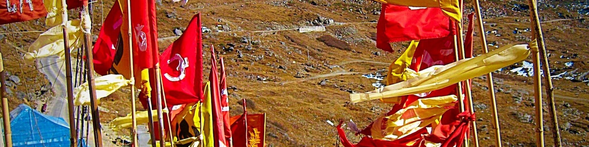 View from Baba Mandir (Harbajan singh memorial)