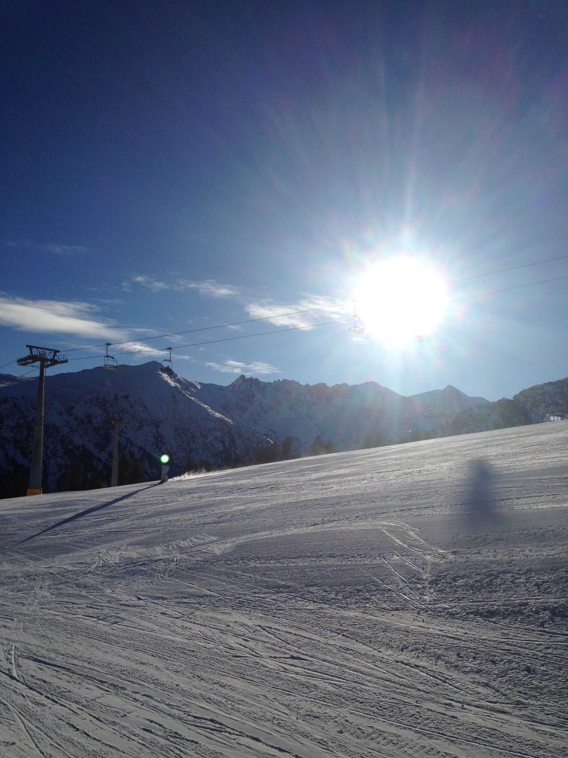 Just below the top of the mountain! Some amazing views on a clear day!