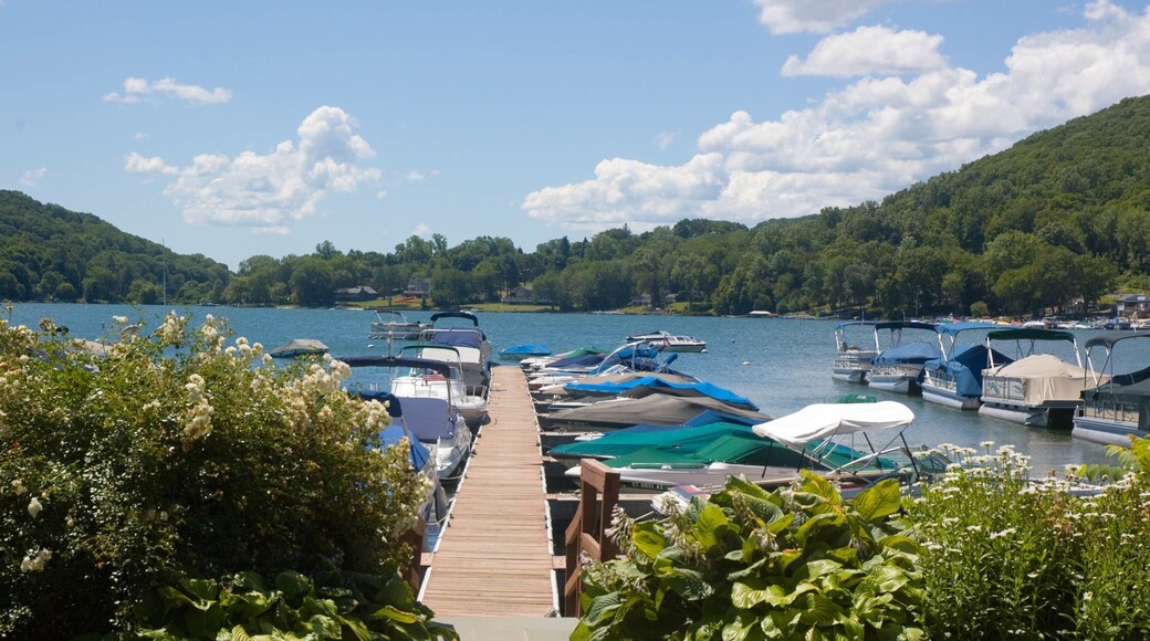 Danbury which includes a lake or waterhole and a marina