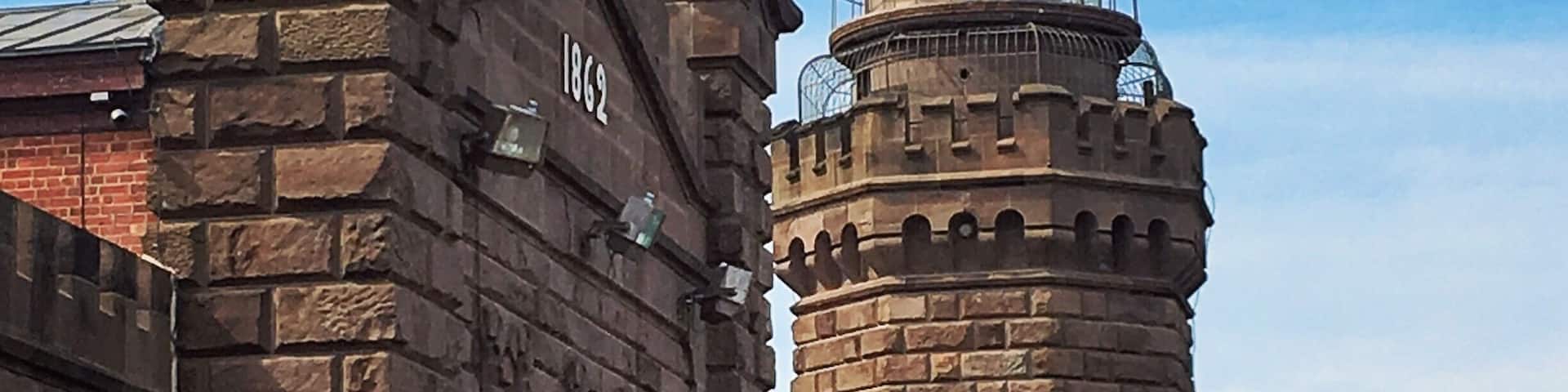 Twin Lights Lighthouse in Highlands, NJ. Climb to the top and get a view of Sandy Hook