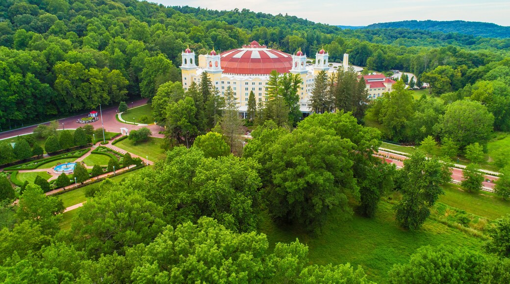 Aerial view of the Historic West Baden Springs Hotel French Lick Indiana