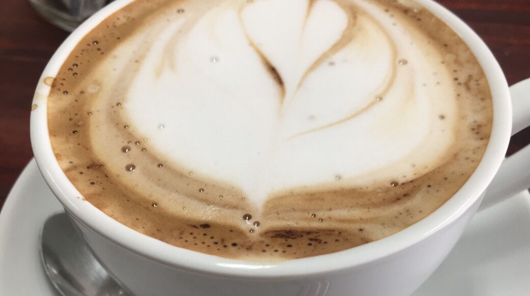 A nice Mocha Cappuccino at Bon Caffe at the Makro market Phetchabun City