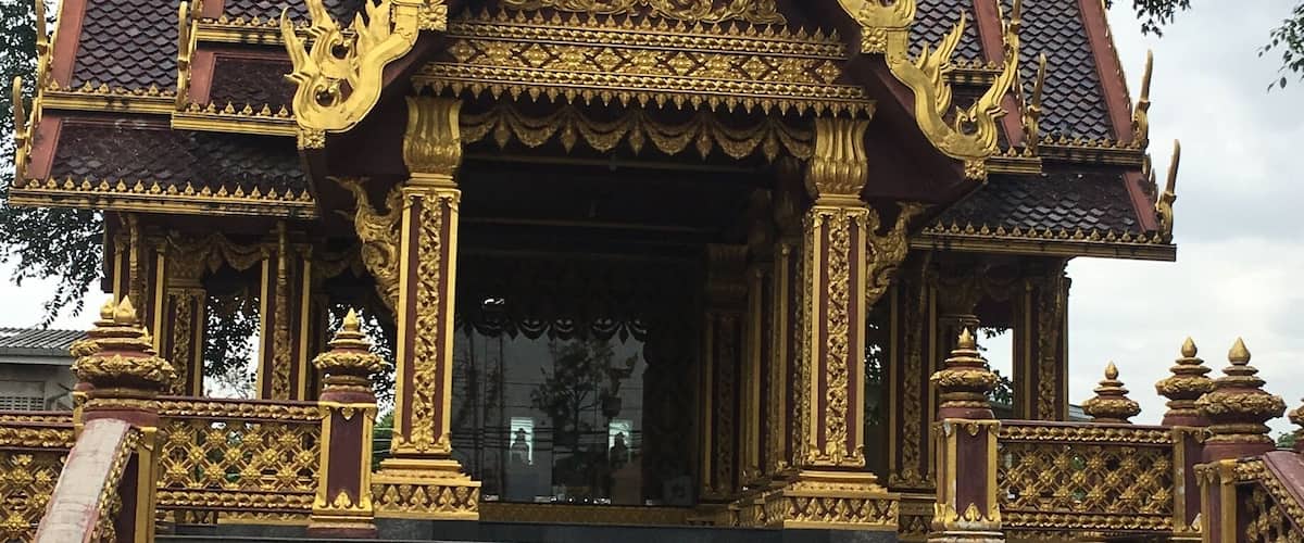 #Golden
Gold embellished temple at city pillar shrine, Phetchabun Thailand