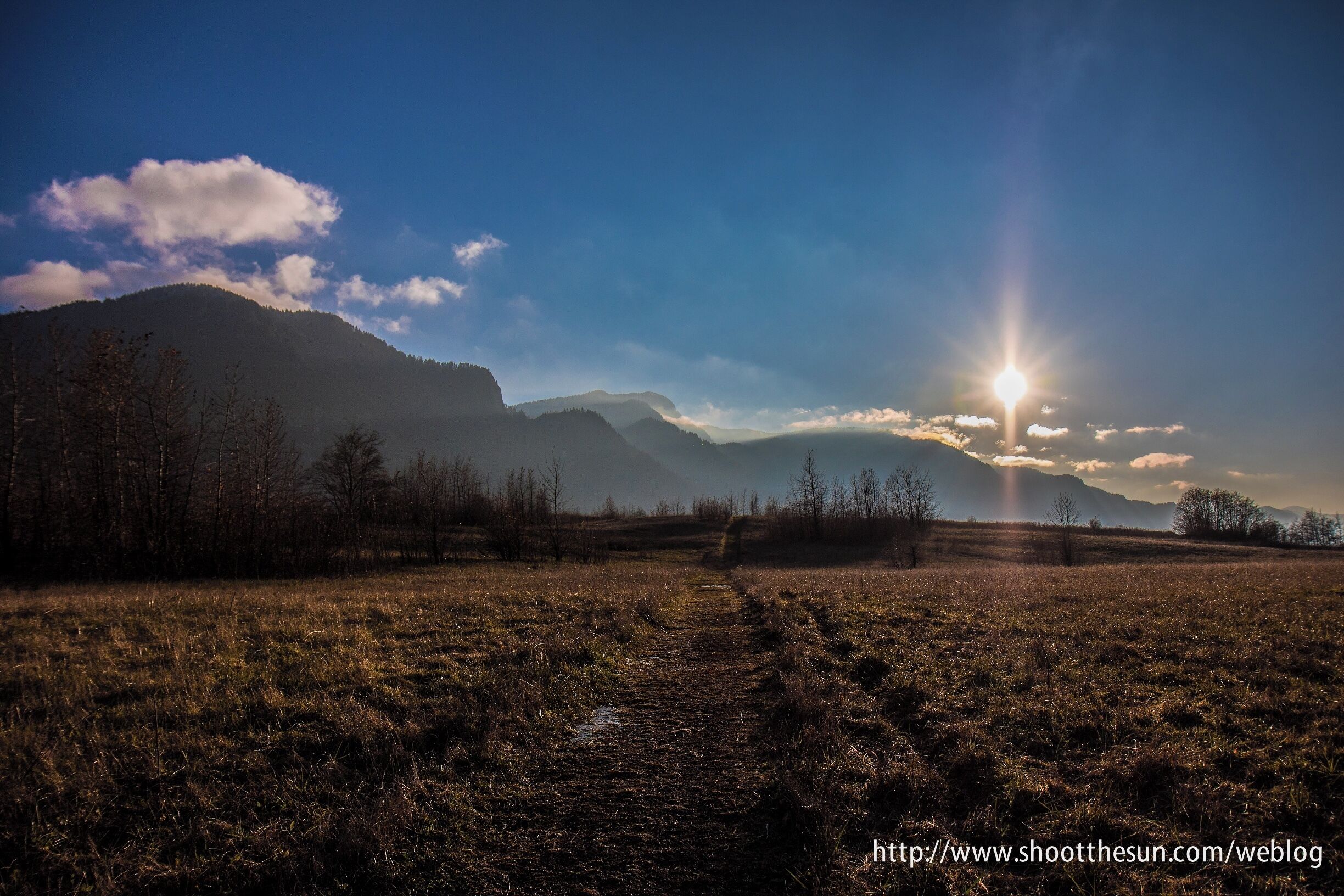 Sunset over Strawberry Island