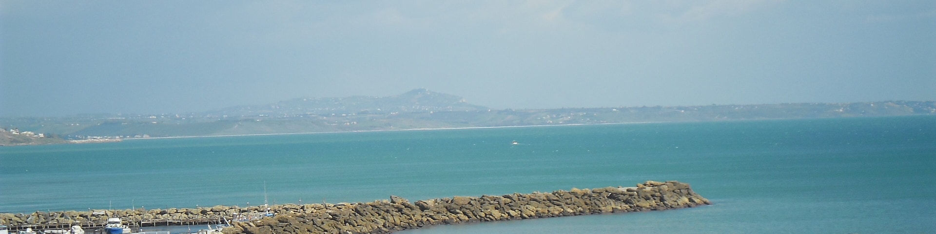 The three piers in Marinella, frazione of Castelvetrano.
