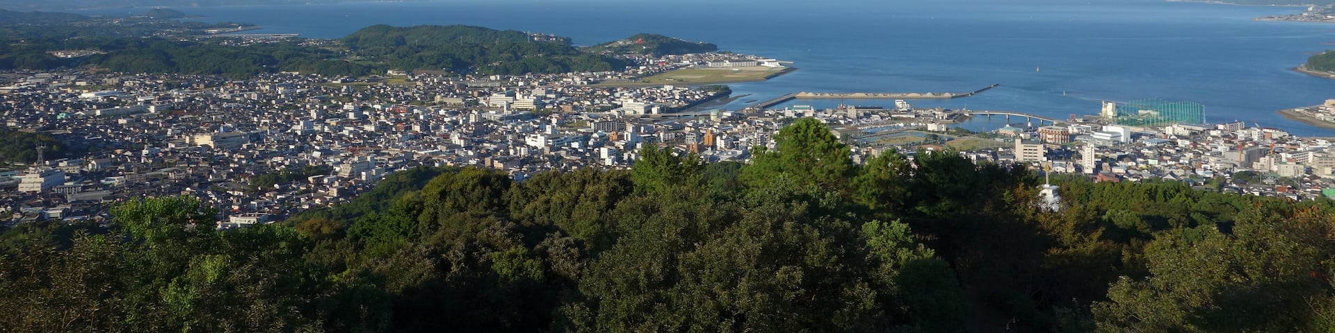 十万山から旧本渡市街