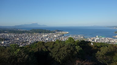 十万山から旧本渡市街