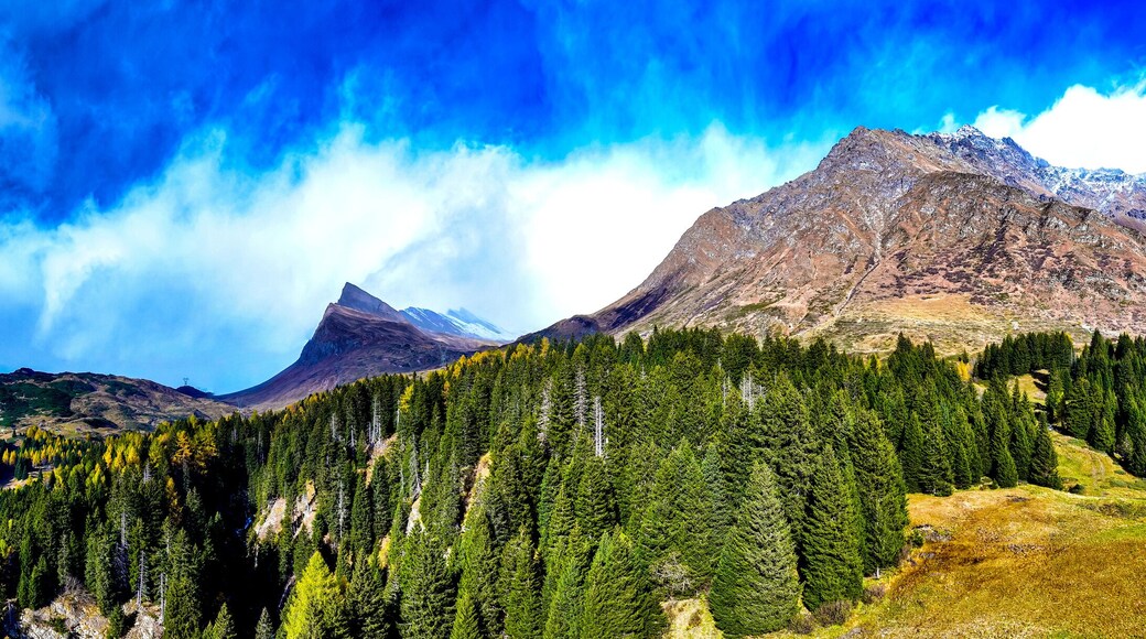 the pizzo tambo and piz de la umbreida switzerland panorama