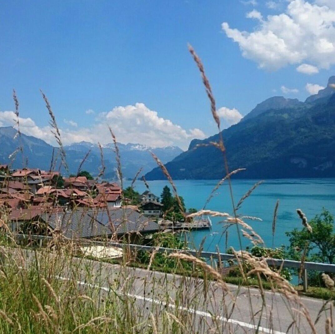 We passed by this turqoise Lake Brienz and its laid back village on the way to Interlaken. 